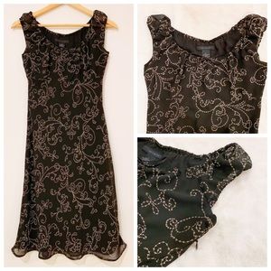 The Limited Black Print Dress Size 2